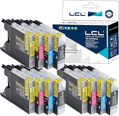 LCL LC1240 Ink Cartridge Replacement for Brother LC1220 MFC-J6910CDW J6710CDW