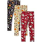 The Children's Place Big Girls' Fashion Leggings, Heather Grey 47827 (Pack of 2), Large/10/12