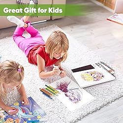 Soucolor 9" x 12" Sketch Book, 1-Pack 100 Sheets