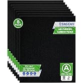 Bagean HPA300 Carbon Pre Filter A Compatible with Honeywell Air Purifier Filter Replacement - Fits HPA300 HPA5350 HPA5300B Series - Activated Prefilter A Absorbs Odor & Filters Freshen the Home (8-Pk)