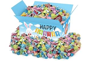 JUMBLET Easter Chocolate Mix, Pack of Bulk Easter Candy Individually Wrapped, Ideal for Gifting, Sharing, Parties, Egg Hunts and Holiday Celebrations, Perfect Candy Assortment for Kids and Adults (2 Lb)
