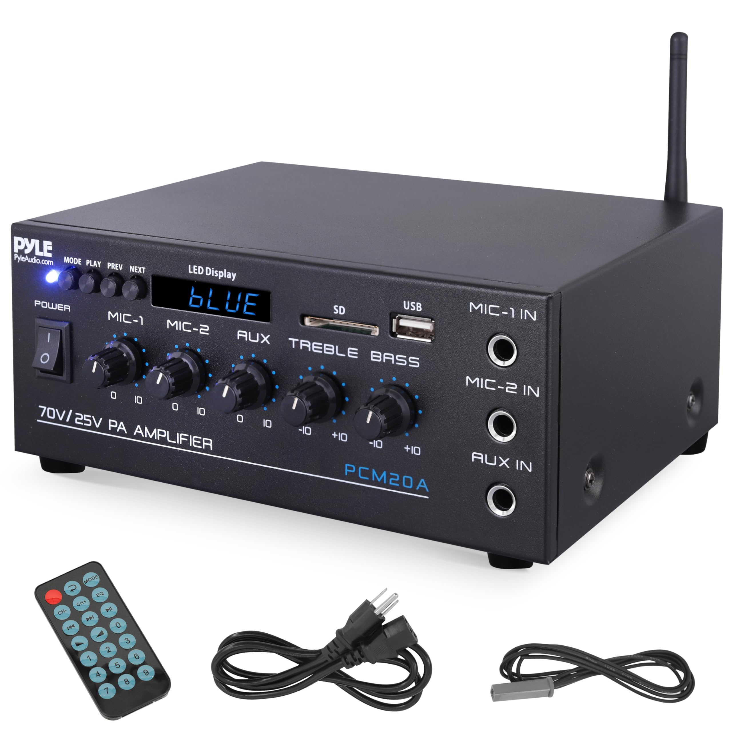 Pyle PCM20A - Compact Mini Home Power Amplifier