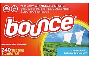 Bounce Outdoor Fresh Fabric Softener Sheets 240 Count