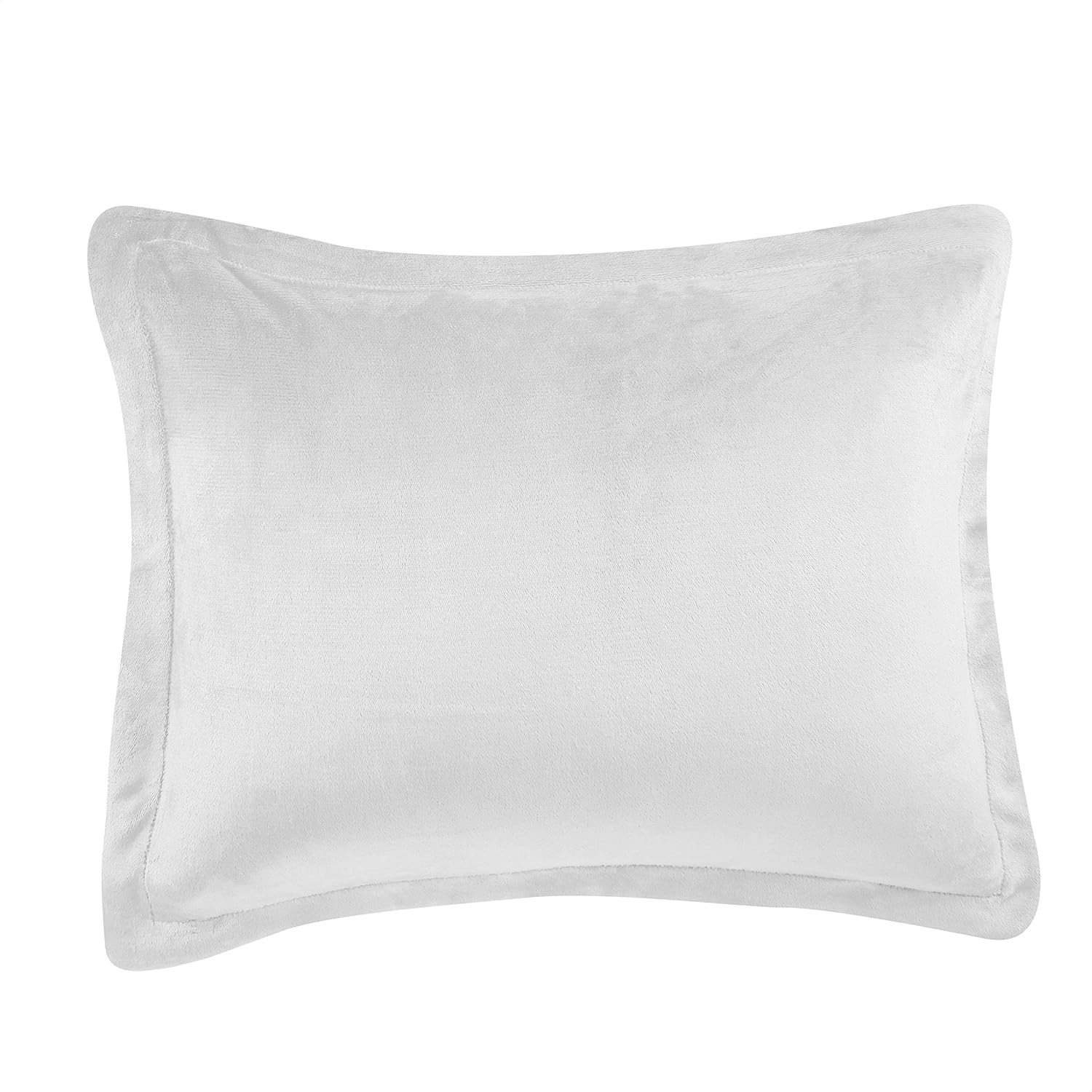 Basics Ultra-Soft Micromink Sherpa Comforter Bed Set, Full or Queen, Gray - 3-Piece: Home & Kitchen