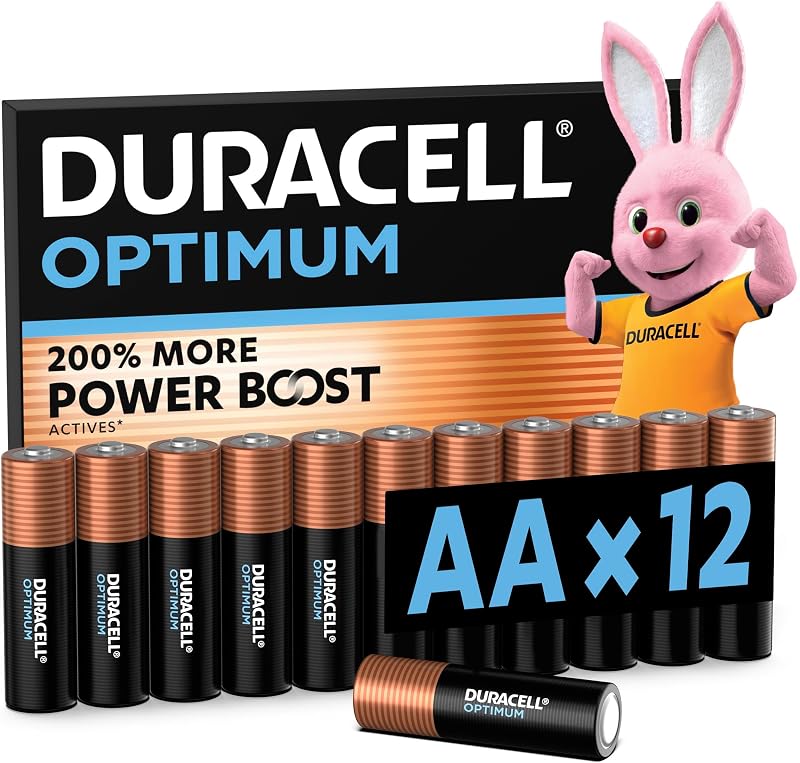 AA Optimum Piles Alcalines (Lot de 12) 1.5V, LR06