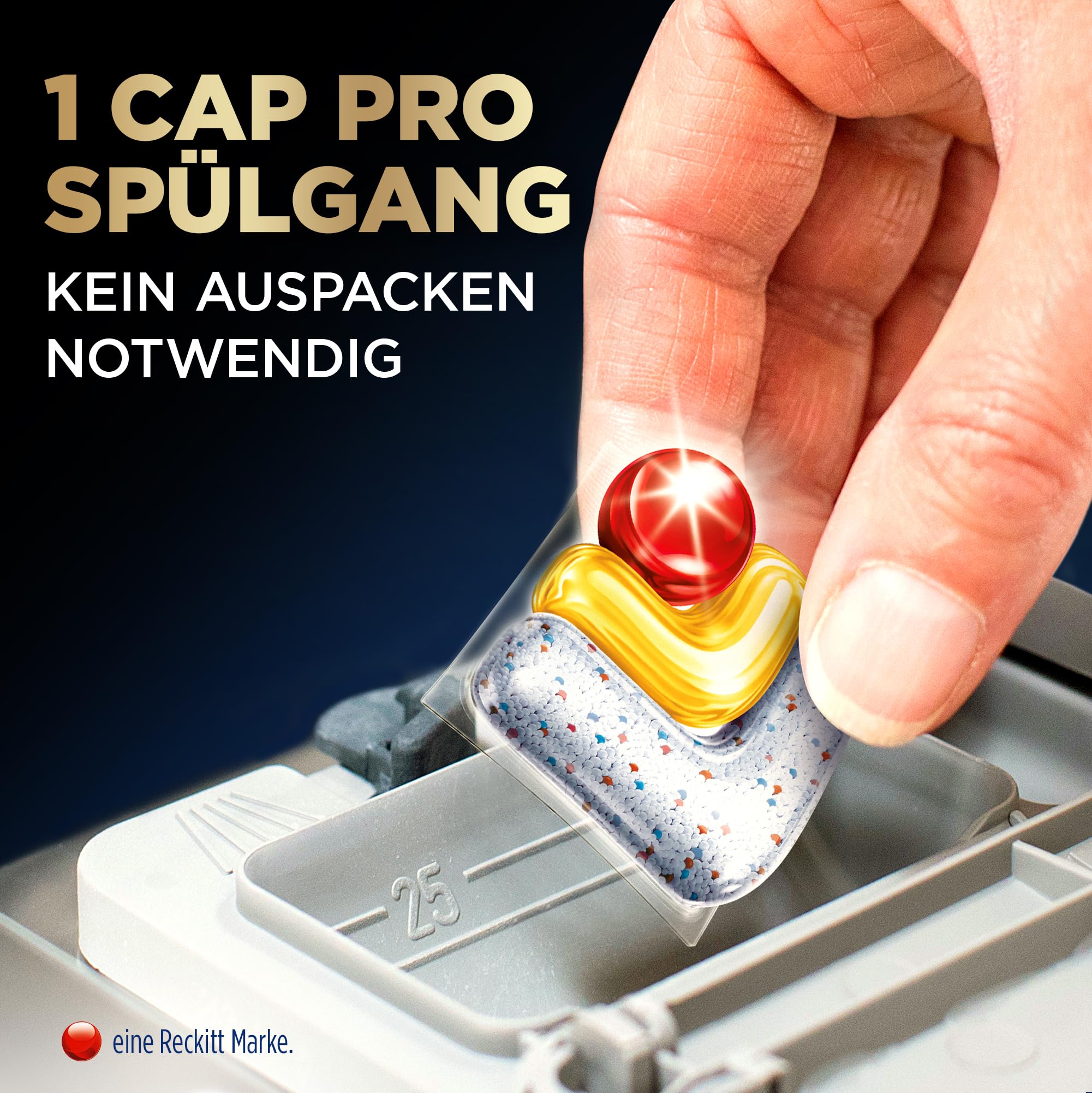 Finish Ultimate Plus Infinity Shine Citrus Spülmaschinentabs – Geschirrspültabs für intensive Reinigung, Fettlösekraft und Glanz mit Schutzschild – 105 Finish Caps 9