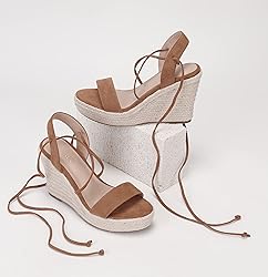 SUMOJIU Women's Wedge Platform Espadrille Open Toe