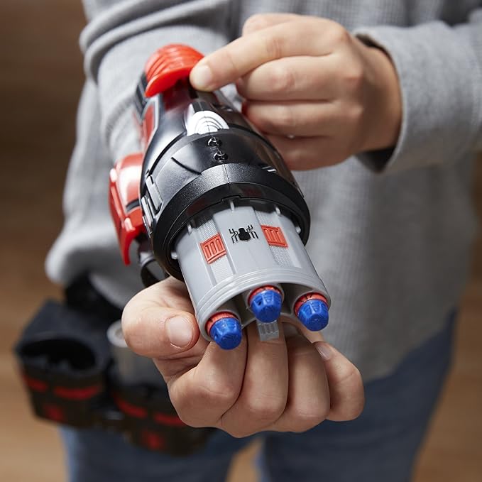 nerf spiderman rapid reload blaster