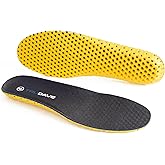 Trudave Insoles for Shoes and Work Boots Memory Foam Insoles for Men and Women Shock Absorbing Breathable Replacement Insoles for Running Sports Shoes