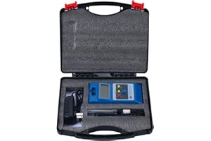 Homend LCD Gaussmeter Tesla Meter WT10A Surface Magnetic Field Tester with Ns Function + Metal Probe