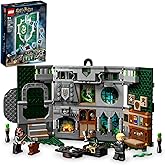 LEGO Harry Potter Slytherin House Banner Building Set 76410 - Hogwarts Castle Common Room Toy or Wall Display, Collectible Harry Potter Gift Idea for Boys, Girls and Kids with Draco Malfoy Minifigure