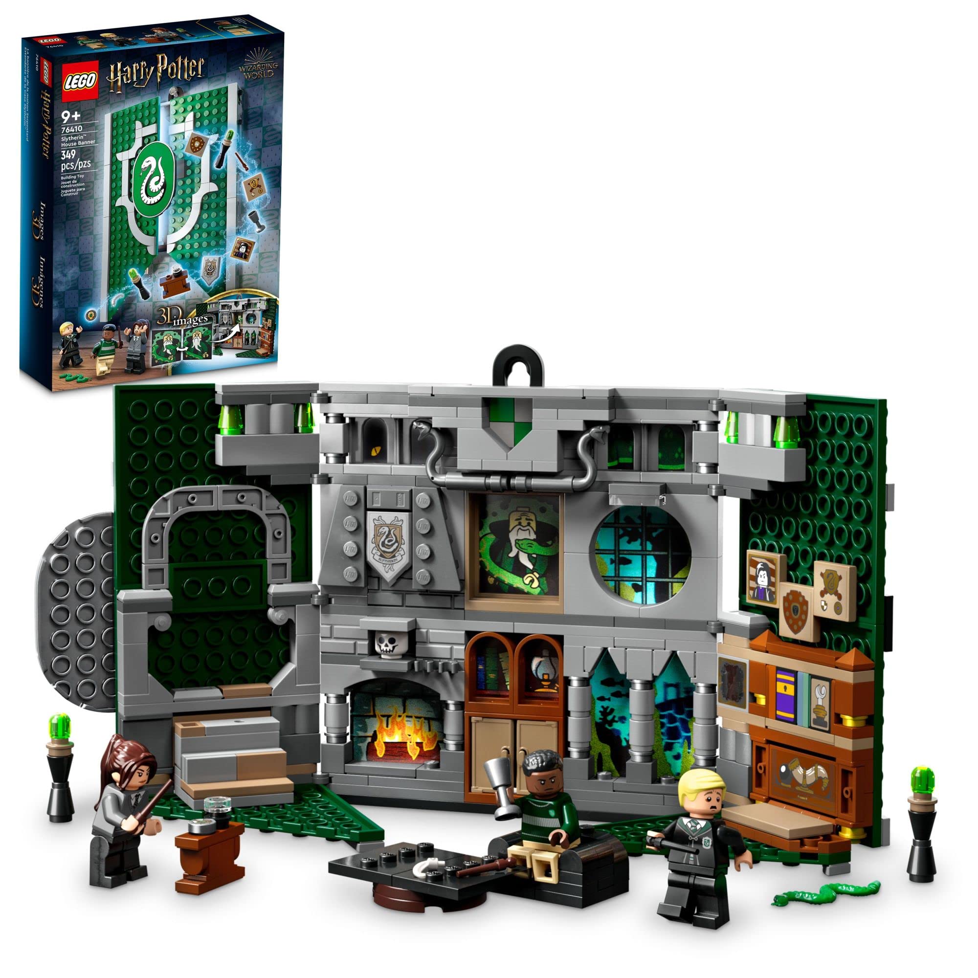 Lego Harry Potter Slytherin(TM) Dorm Crest 76410 Toy Block Present Interior Fantasy Boys Girls 9 Years Old