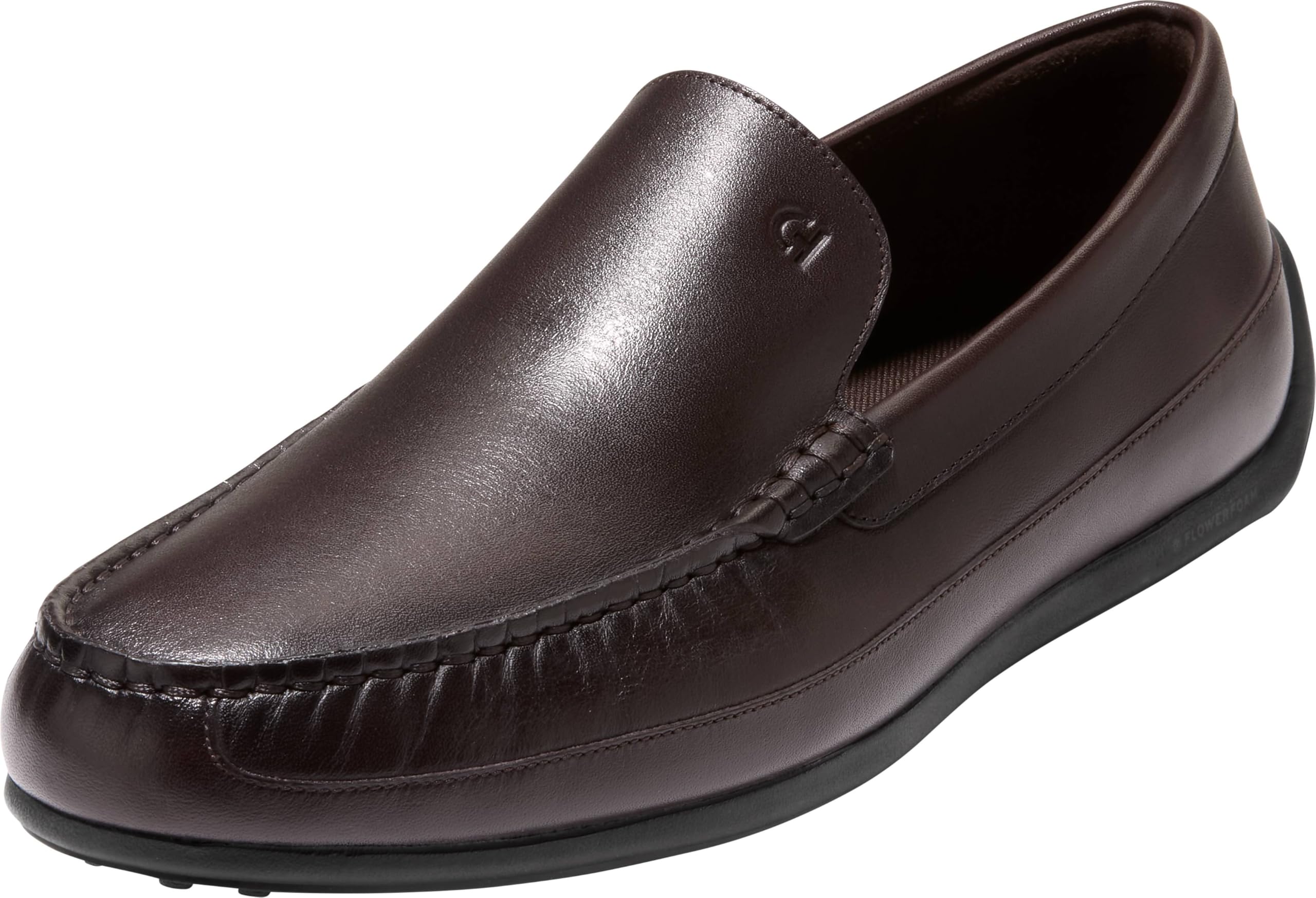 Cole Haan Men’s Hill Grand Venetian Driving Loafers, Dark Chocolate/Black, 11.5-M US