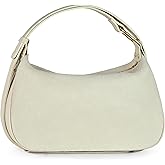 TAKEASY Italian Genuine Leather Crossbody Bag for Women with Adjustable Strap | Mixed Suede & Calfskin Small Shoulder Purse