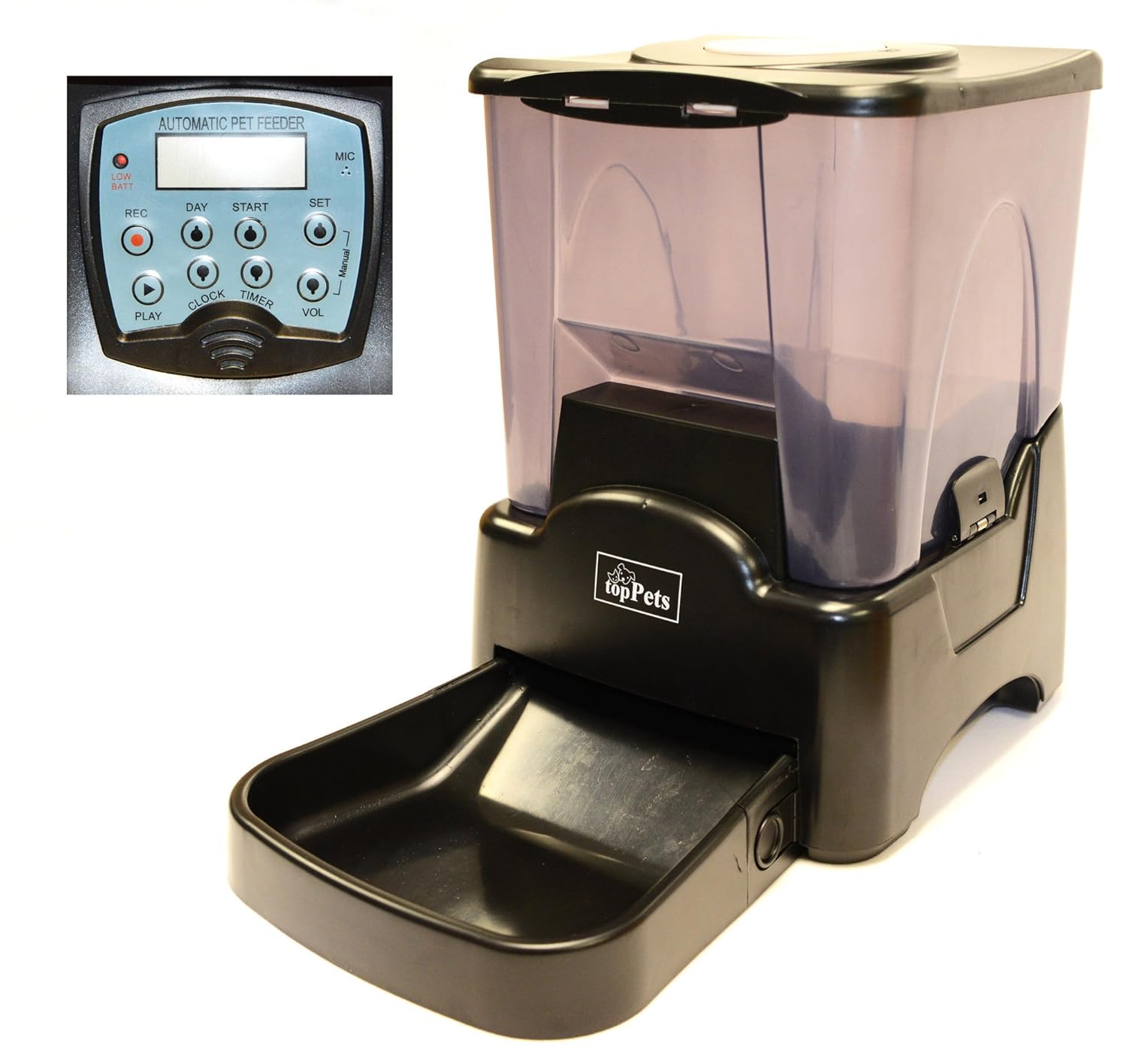 Delicate Toppets Large Automatic Pet Feeder Electronic