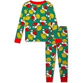 Dr. Seuss The Grinch Christmas Pajamas 2 Piece Set - Holiday Sleepwear Long Sleeve, Matching Toddler &amp; Kids Boys Girls PJ Set