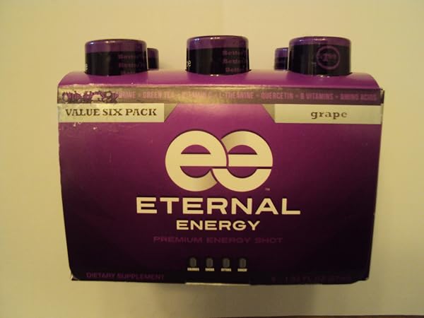 ETERNAL ENERGY GRAPE FLAVOR 2 (6 PACK) WITH...