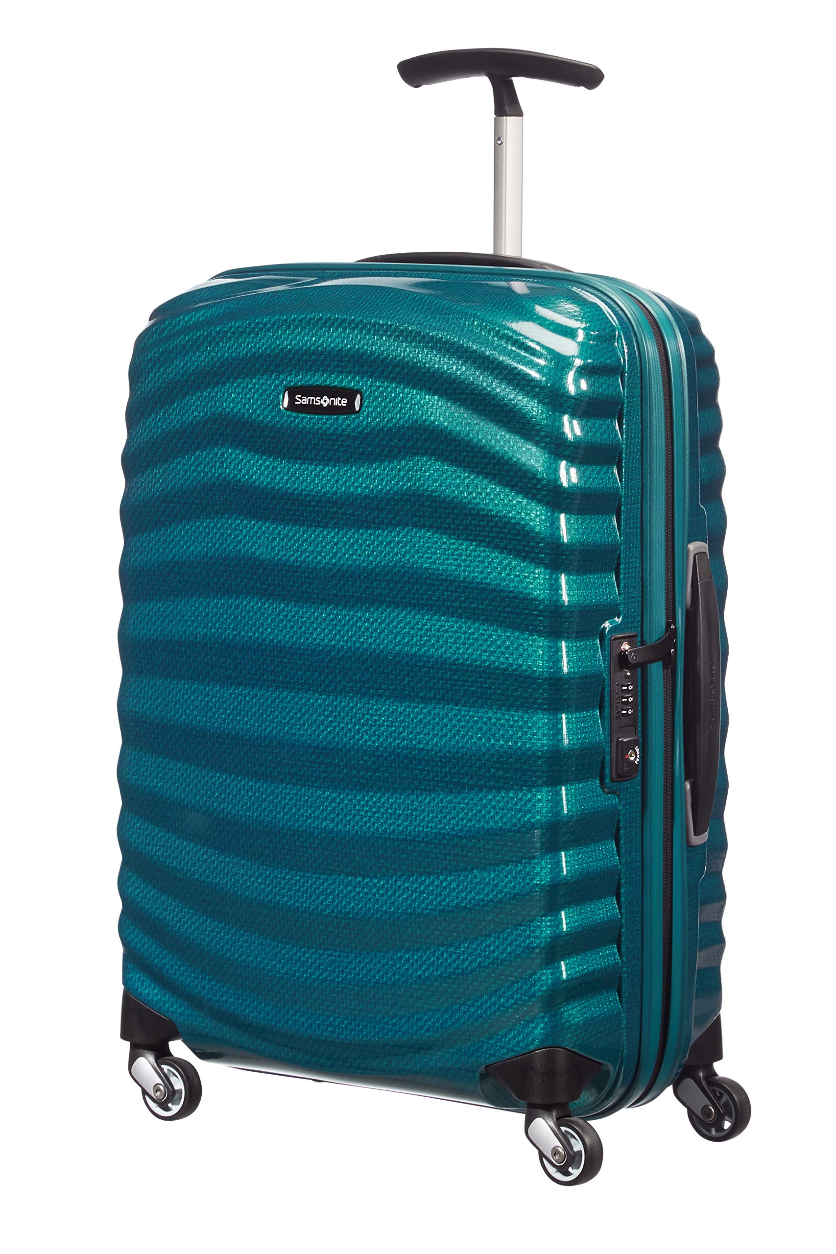 Samsonite Lite -Shock - Spinner S Suitcase, 55 cm, 36 l, Blue (Petrol Blue)