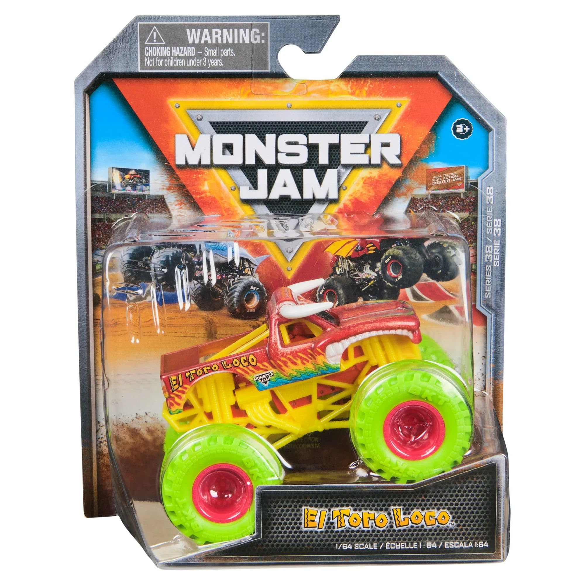 Monster Jam 2024 Official 1:64 Diecast Truck Series 38 Street Treats El Toro Loco