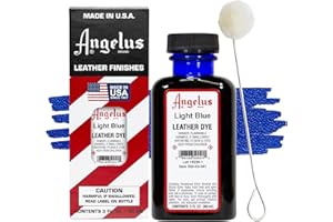 Angelus Leather Dye, 3 oz, Light Blue 3 Fl Oz