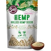 Suncore Foods Organic Hemp Seeds 8oz | Superfood | Gluten Free | Vegan | USDA Organic, Plant-Based, GMO-Free, Vegan, Plant Protein, Baking, Trail Mix, Smoothies, Salads, Toppings, Resealable Pouch