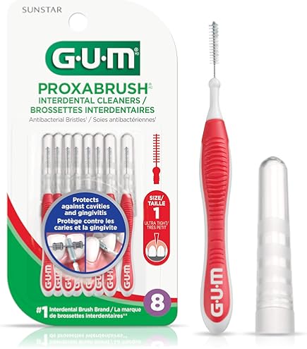 GUM End Tuft Orthodontic Toothbrush - Extra Small Soft Head, Braces - View #12