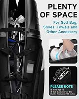 Findway Golf Travel Bag with Wheels Waterproof 50in+ ABS Top Case view 5