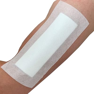 JFA Medical Pack of 25 Adhesive Wound Dressings 100mm x 200mm