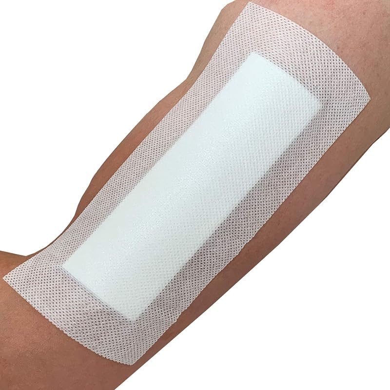 JFA Medical Pack of 25 Adhesive Wound Dressings 100mm x 200mm