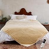 GOTCOZY Heated Blanket Twin Size - Electric Blanket with 6 Heating Level & 10 Hour Auto Off Heating Blanket, ETL Certified (62X84 Inch Yellow)