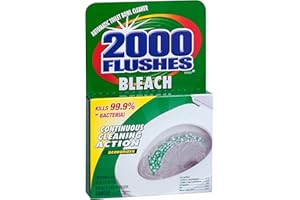 2000 Flushes Blue Plus Bleach Automatic Toilet Bowl Cleaner, 1.25 OZ