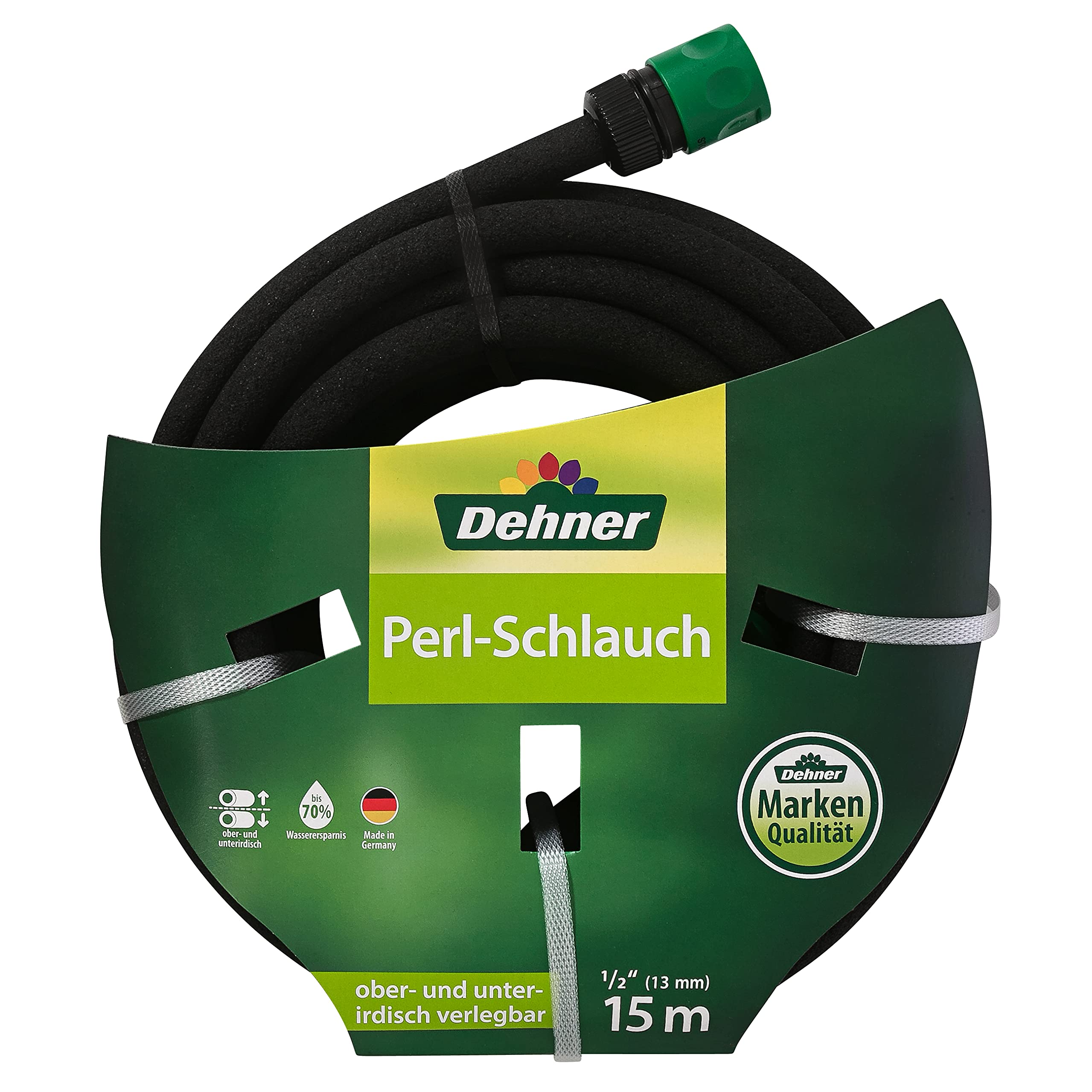 Dehner 15 m 1/2 Inch Black Pearl Hose for Irrigation