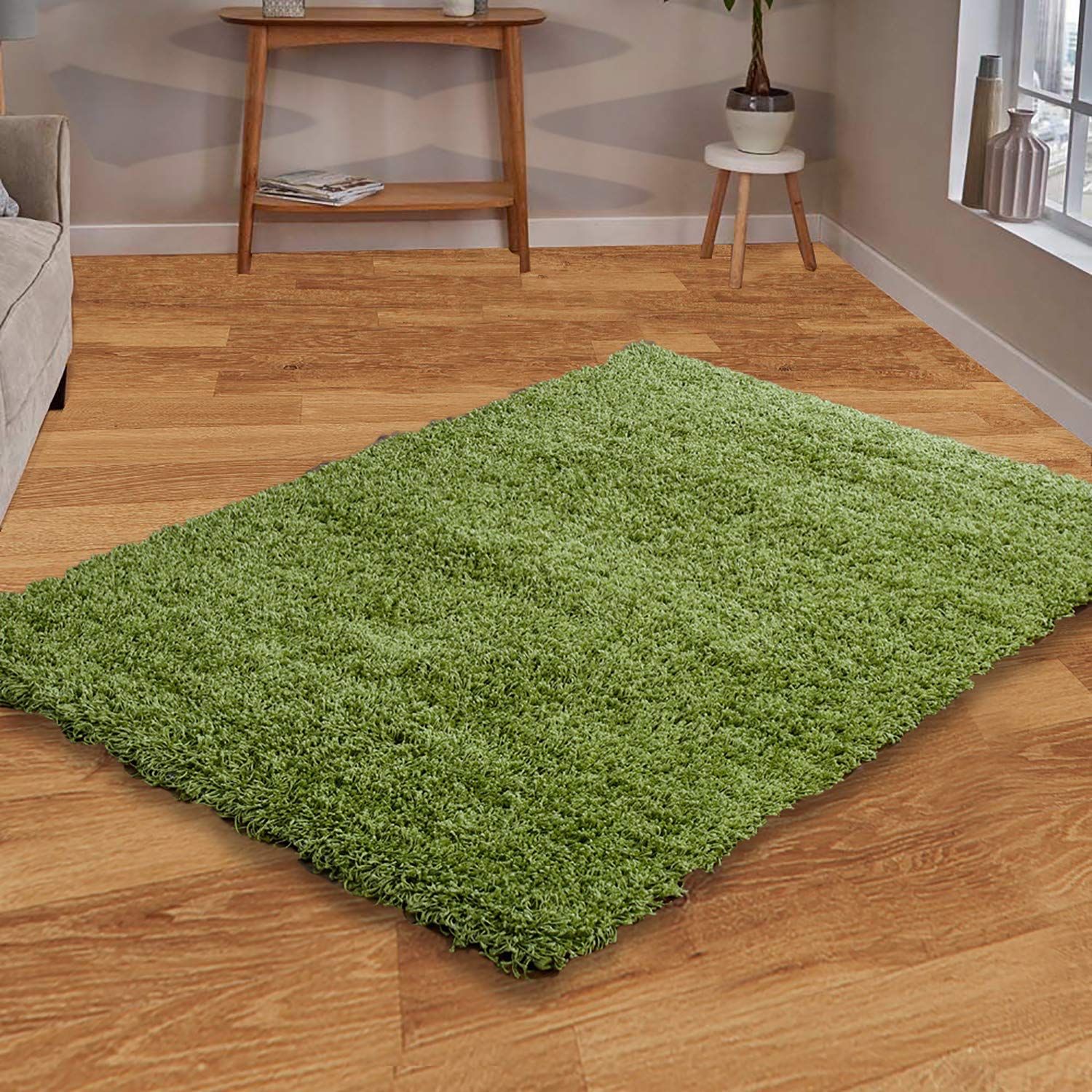 Homatz Shaggy Rug for Living Room Fluffy Rug Area Rugs Suitable for