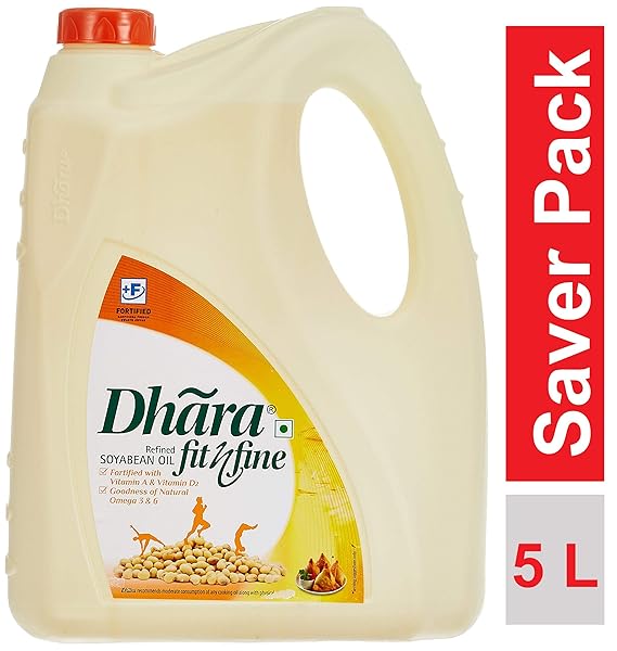 Dhara Soyabean Oil, 5L Jar Amazon.in Amazon Pantry