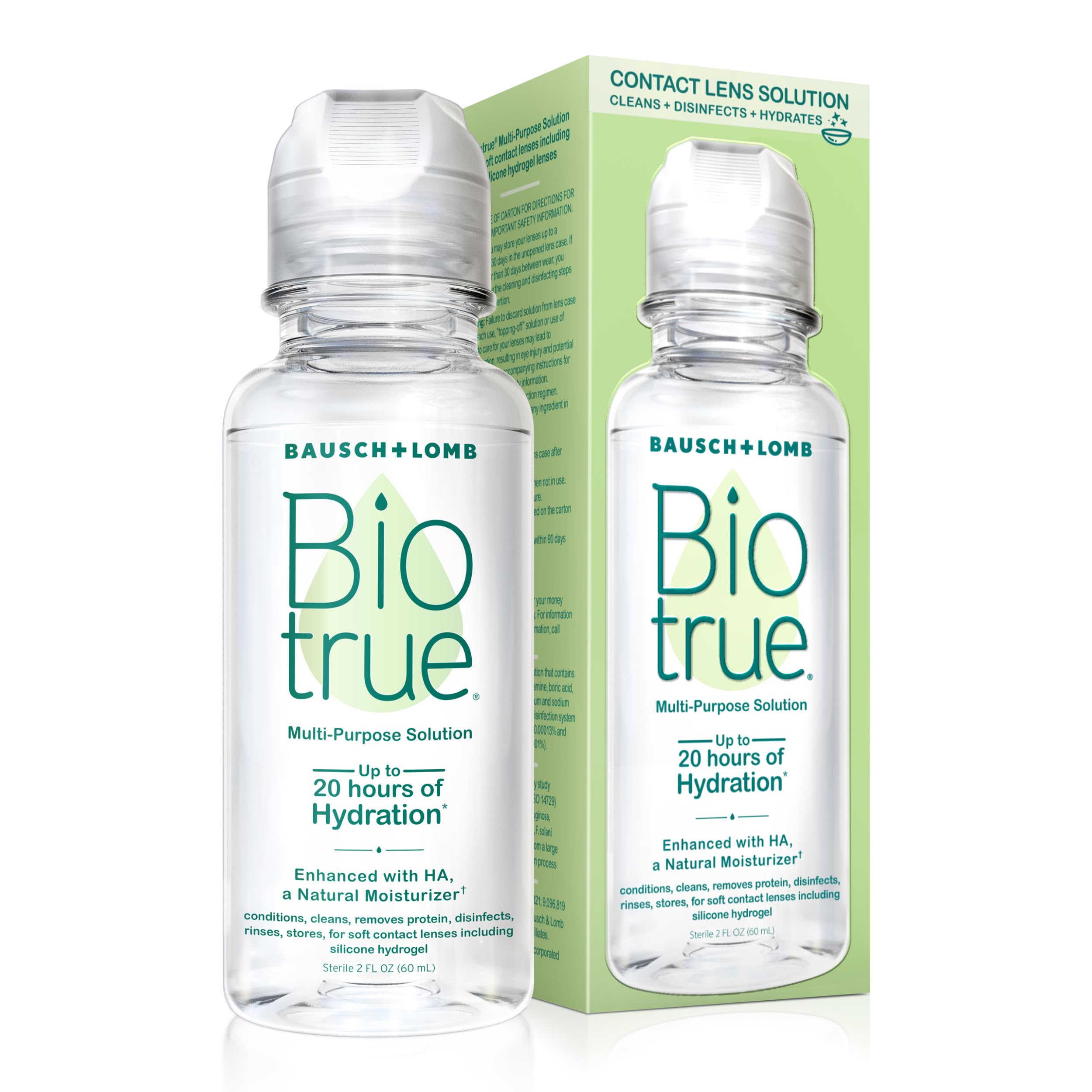 Photo 1 of * only comes with one pack *
Biotrue Contact Solution, Multi-Purpose Lens Solution for Soft Lenses, Cleans, Disinfects, Removes Protein Build-Up, Dirt & Debris, Hydrates, Stores & Conditions Contacts, 2 Fl Oz (Pack of 4)