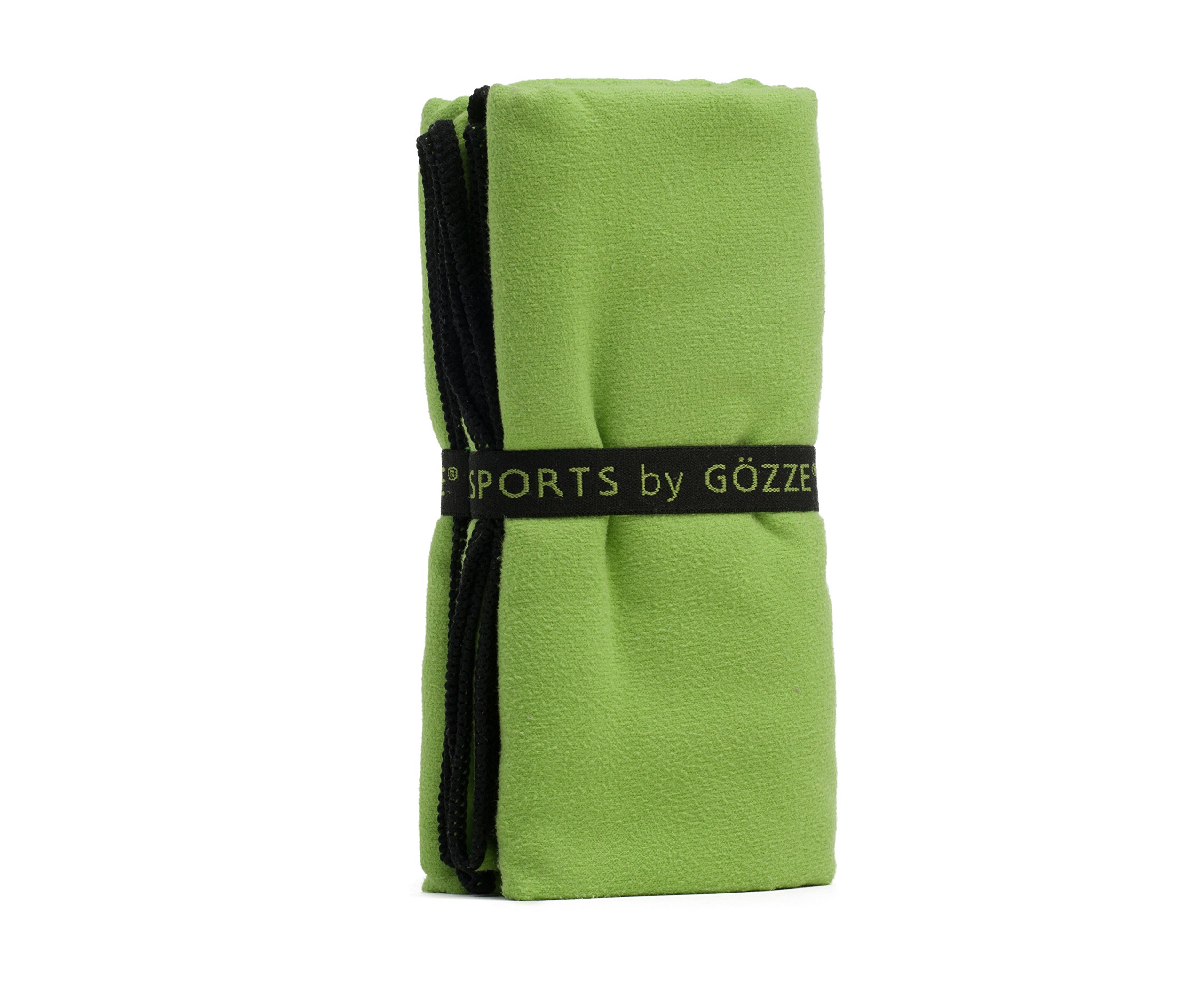 Gözze - Absorbent Sports and Gym Towel, Super Soft, Synthetic Fibre, 70 x 140 cm - Light Green