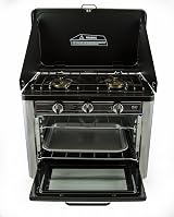 NJ The right choice NJ CO-01 Camping Gas Oven 2 Burner Portable Stove LPG view 3