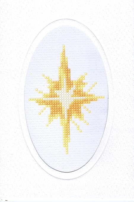 Punto Croce Stella Di Natale.Stella Di Natale Kit Di Punto Croce Di Orange Amazon It Casa E Cucina