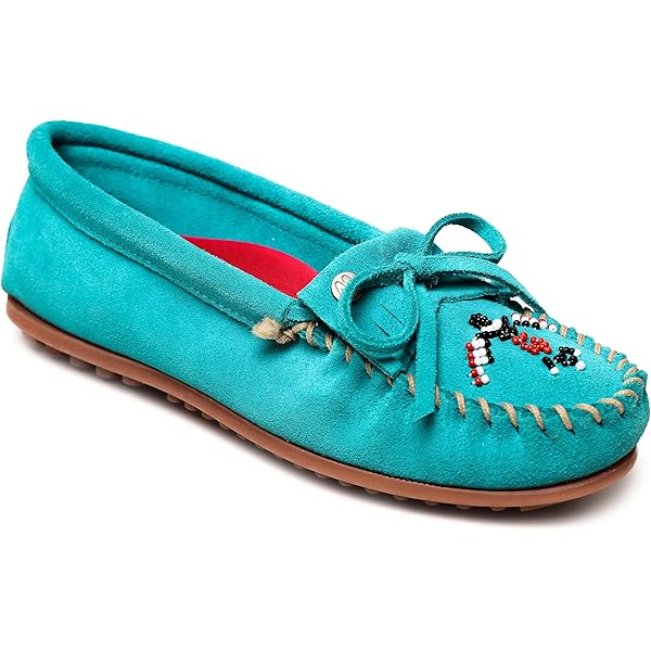 Amazon.com | Minnetonka Women's Deerskin Beaded Moccasin