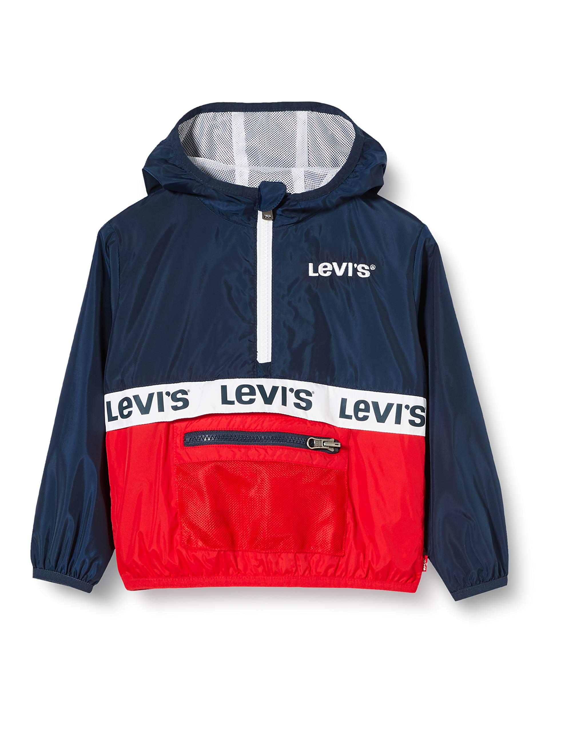 Levi's Kids Lvn Half Zip Windbreaker Baby Boys, Dress Blues, 2 Years