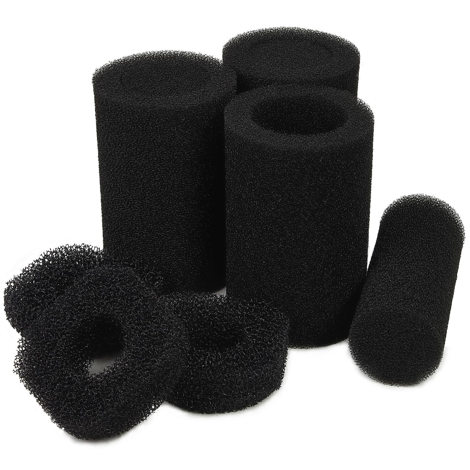 LTWHOME Round Foam Filter Sponge Set Fit for All Pond Solutions CUP-359 Filter(Pack of 3 Sets)