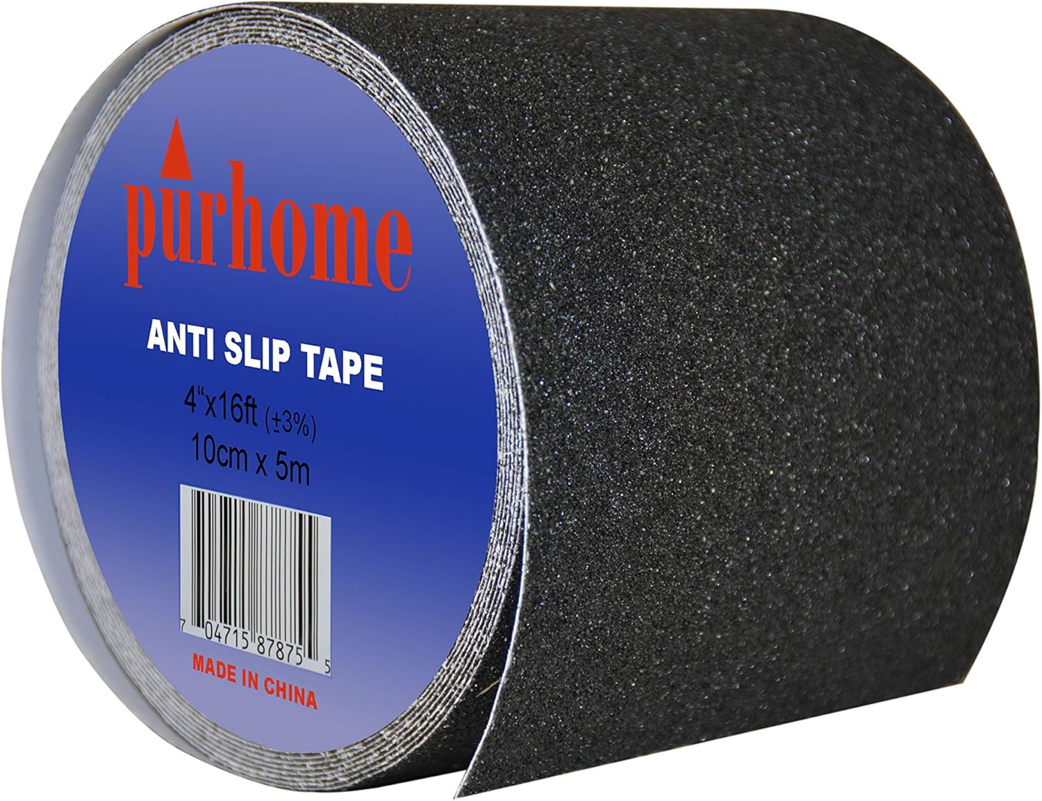 Indoor/Outdoor Black Anti Slip Safety Strips Non Skid Adhesive Stair Tread Strip Roll (Black