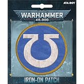 Ata-Boy Warhammer 40,000 Ultramarines Icon 3" Full Color Embroidery Iron-On Patch