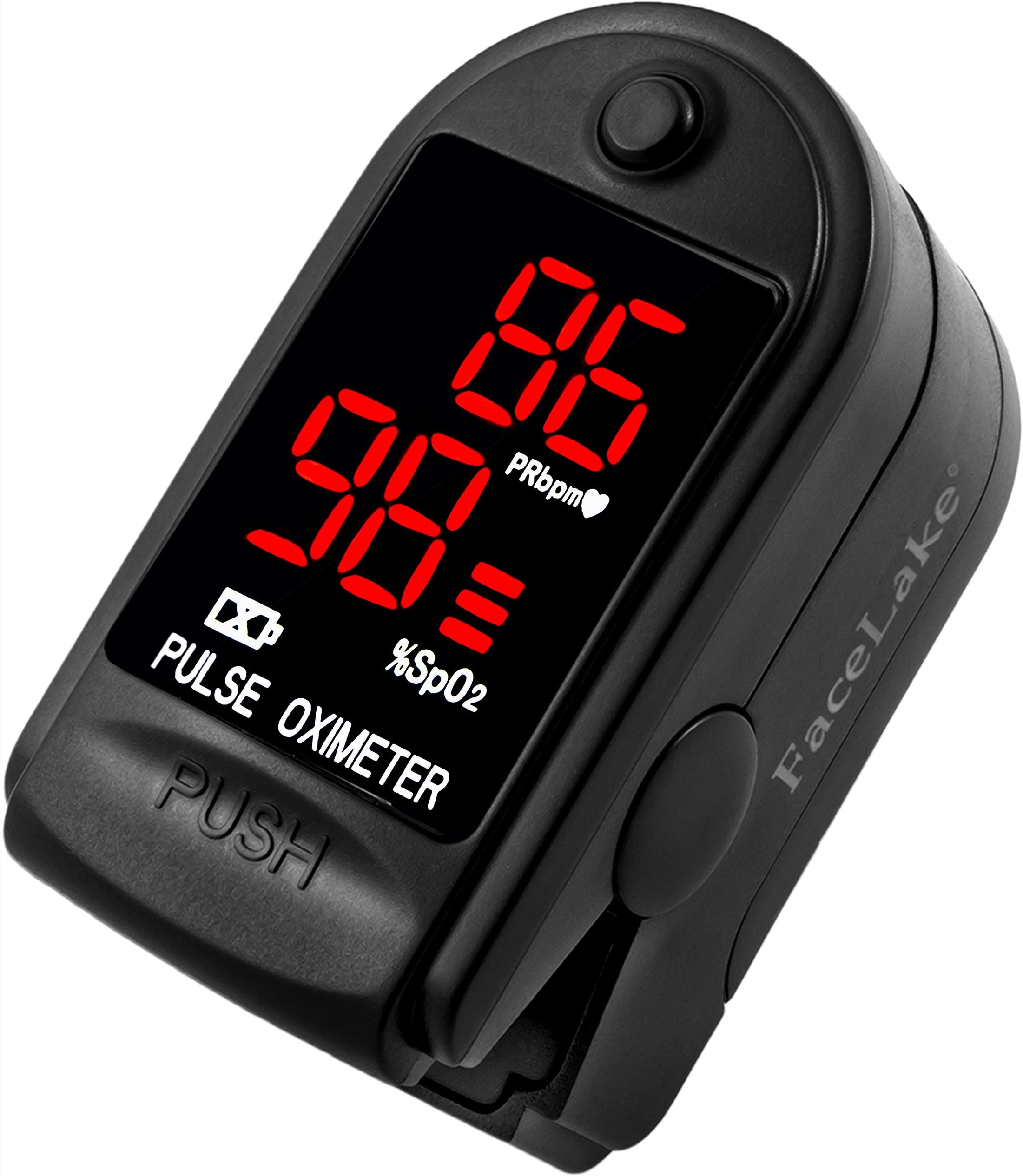 FaceLake ยฎ FL400 with Carrying Case, Batteries, Neck/Wrist Cord & One-Year Warranty - Black