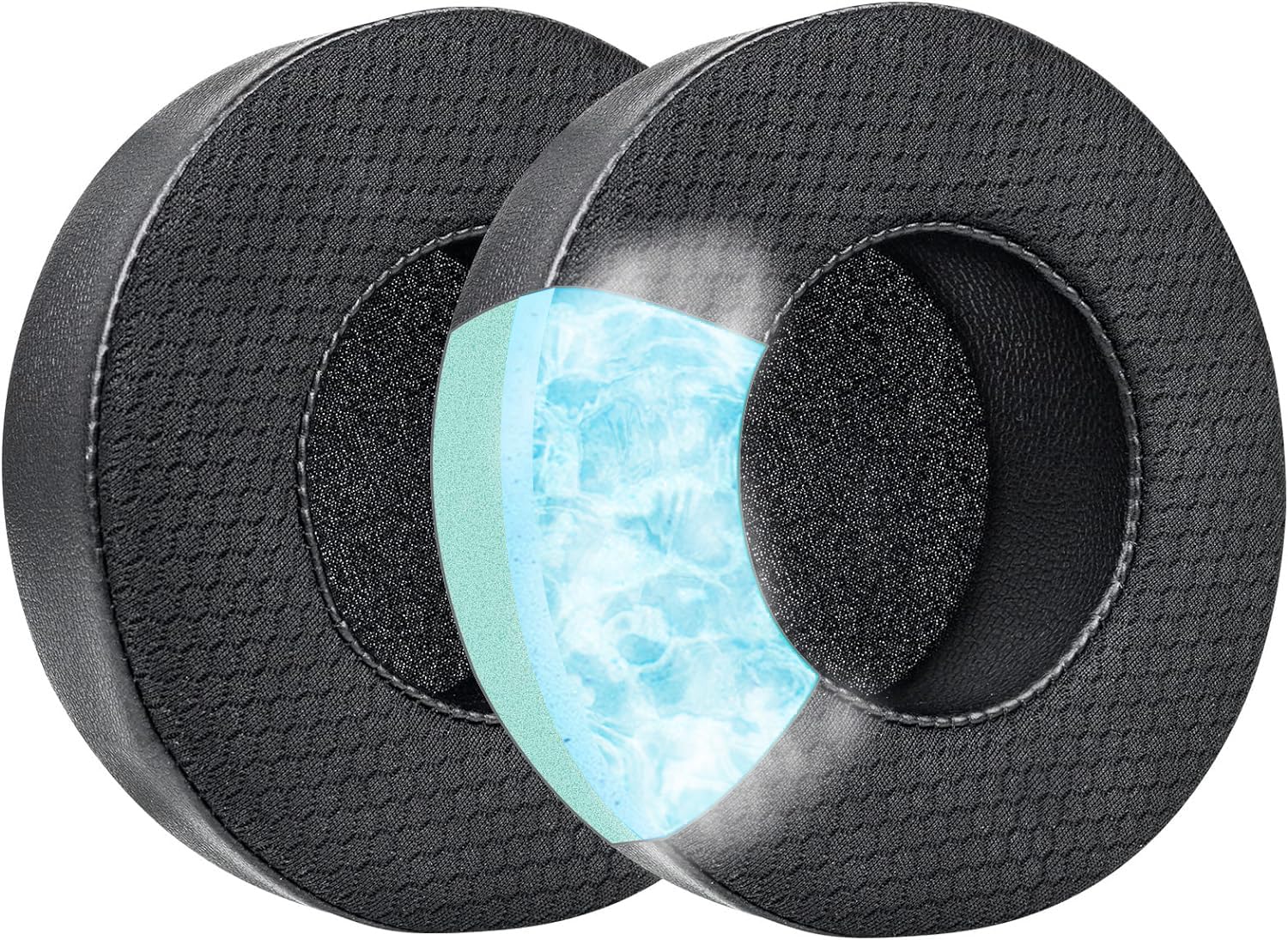 AESBELTA Corsair Virtuoso RGB Wireless XT Ear Pads Cooling Gel Thicker Replacement Ear Cups Compatible with Corsair Virtuoso RGB Wireless SE/XT Gaming Headset