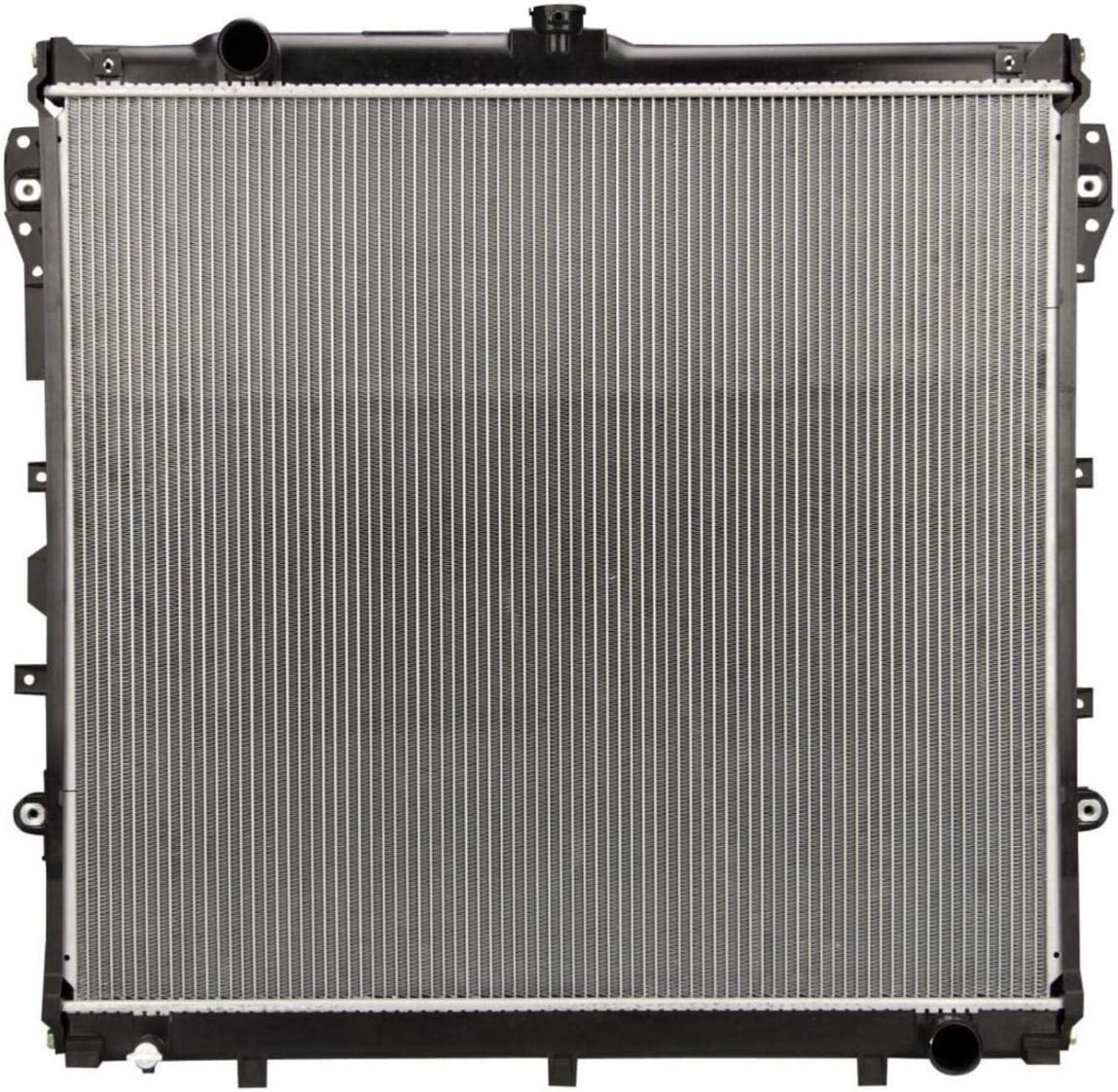 XXHY New MT Aluminum/Plastic Radiator 2 Row for 2008-2009 Toyota Sequoia 5.7L 2010-2014 Toyota Sequoia 2007-2018 Toyota Tundra 5.7L 2010-2018 Toyota Tundra 4.6L V8 Without Oil Cooler