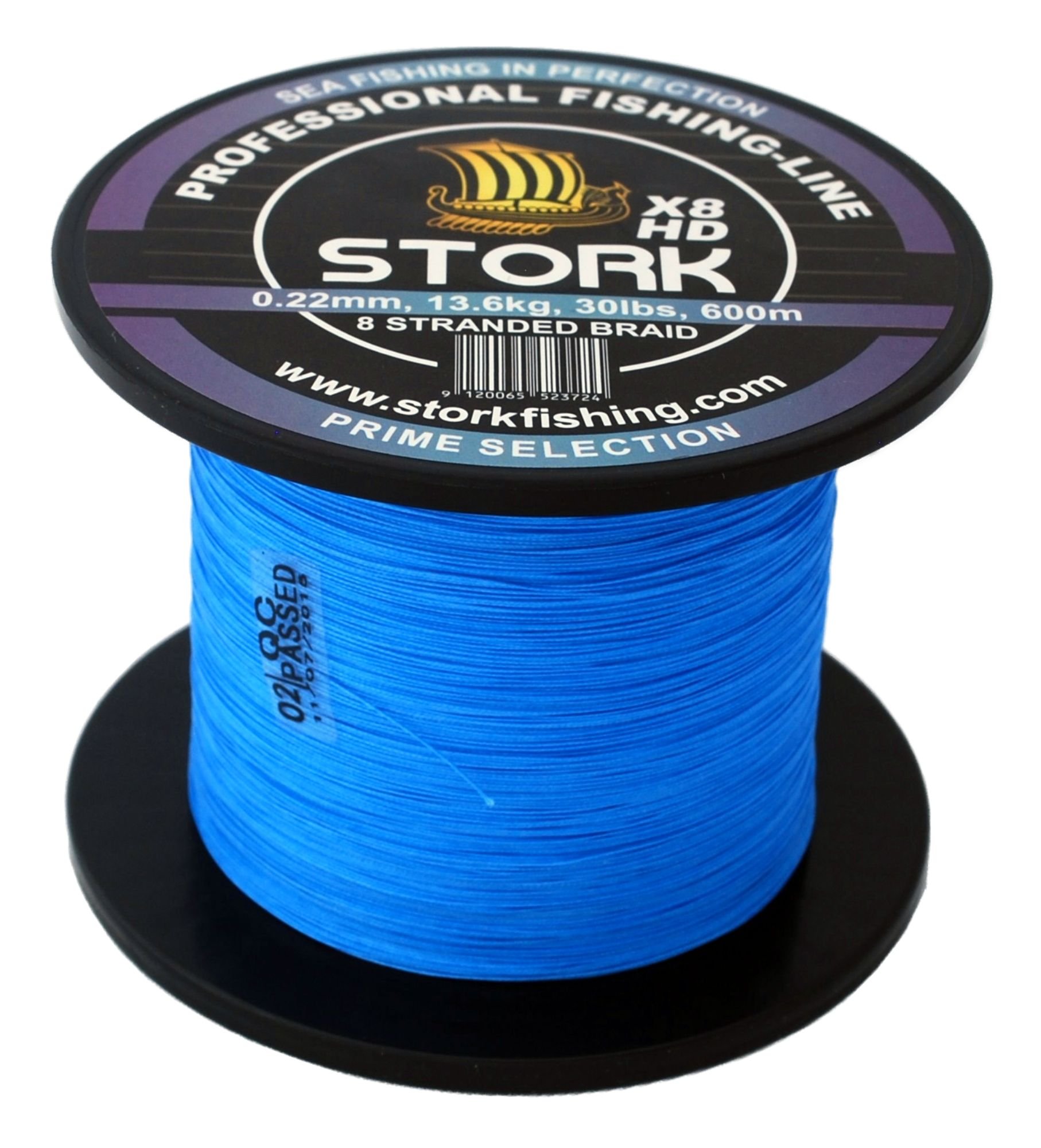 Stork HDx8, premium 8 times braided fishing line 600 m