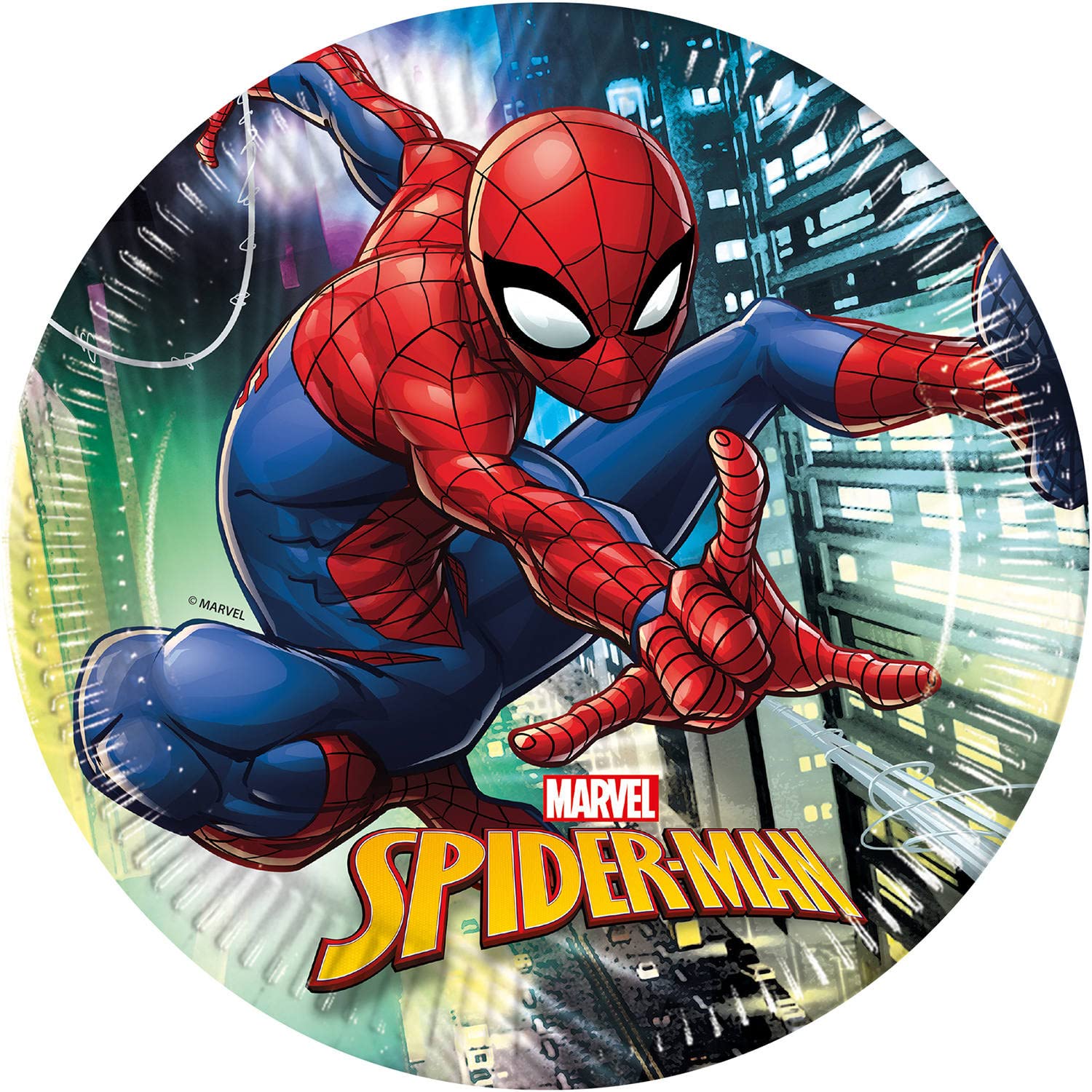 Procos Marvel Spider-Man Team Up Paper Plates 23 cm Spider-Man