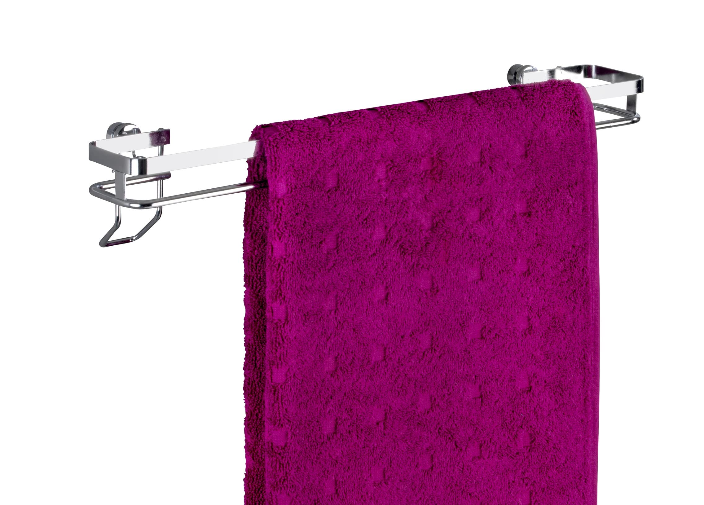 WENKO Towel Rail Premium of Stainless Steel, Silver