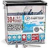 Tornillos de acero inoxidable.